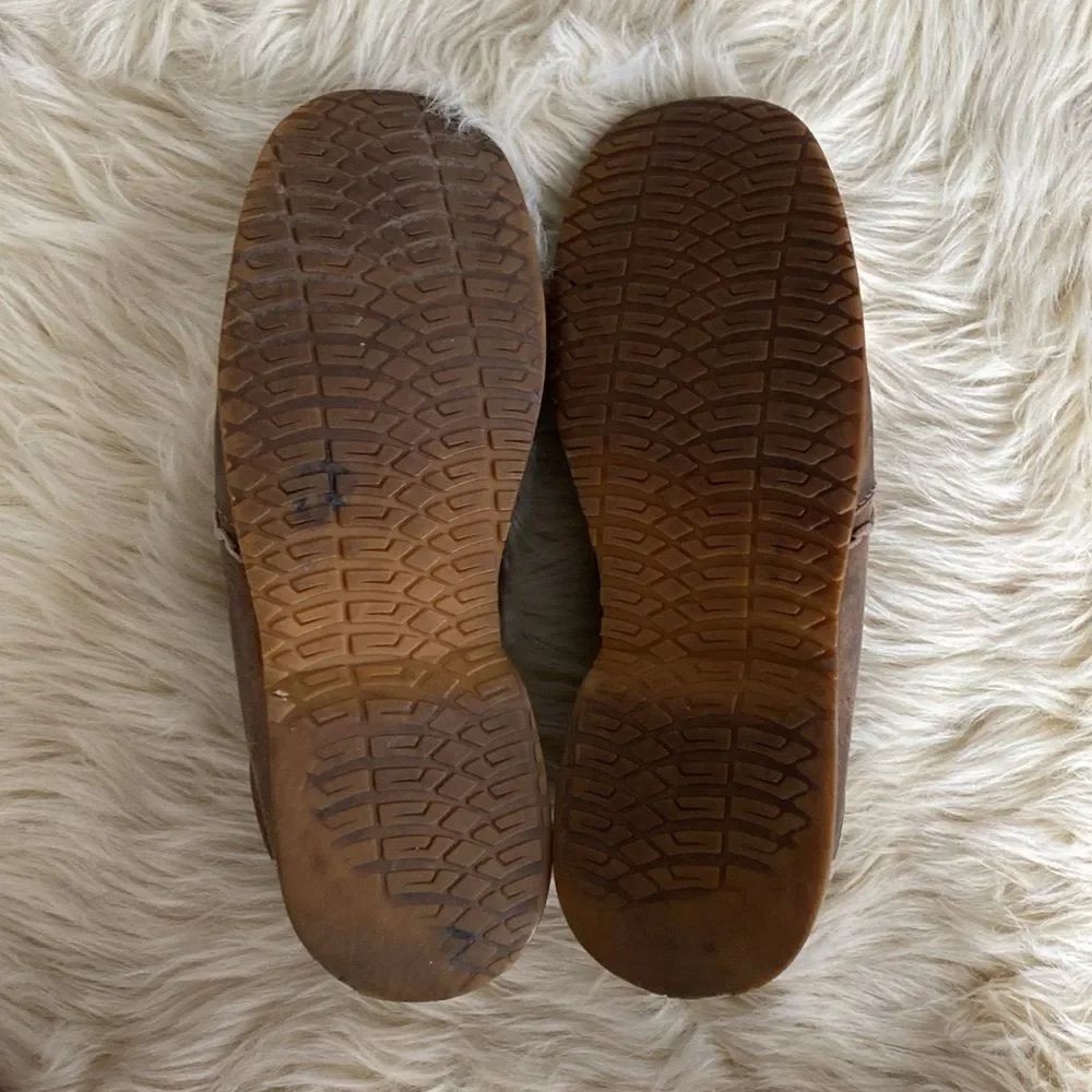 Bed Stu Men's Brown Leather Slip-On Loafers Distressed Rugged Look sz 12.5